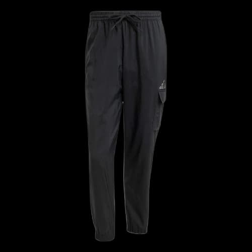 adidas Essentials Small Logo Cargo Pants 'Black'