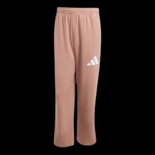 adidas Essentials Wide Leg 3 Bar Logo Pants 'Pink'