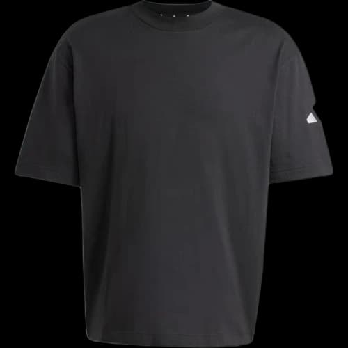 adidas Essentials Loose Fit 3 Bar Logo T-Shirt 'Black White'