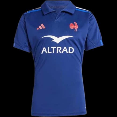Adidas RUGBYPerformance France Vintage Rugby Jersey Men's Dark Blue