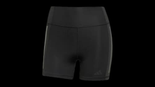 adidas Women's Optime 3-Stripes 1/4 Short Leggings Black