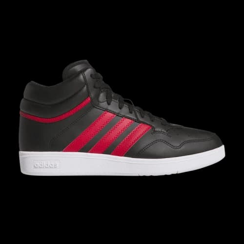 adidas Hoops 4.0 Mid Core Black Team Victory Red Cloud White