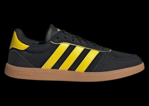 adidas Breaknet Sleek Core Black Yellow Powder Yellow (Women's)