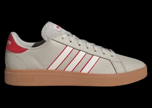 adidas Grand Court TD Beige Off White Better Scarlet