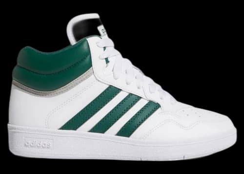 adidas Hoops 4.0 Mid Cloud White Collegiate Green Grey Two (GS)