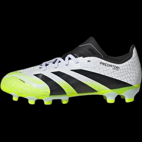 Adidas PREDATOR LEAGUE Abrasion Resistant Low top Kids' Soccer Shoes White Black Kids'