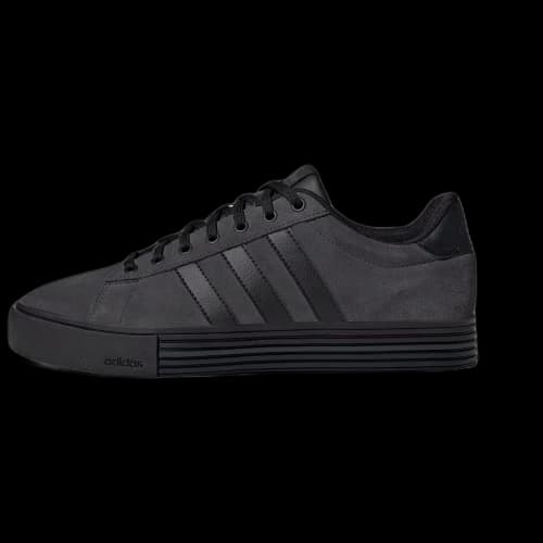 Adidas Daily 4.0 Synthetic Leather Low top Skateboard Shoes Unisex Black