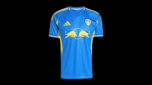 adidas Leeds United FC 25/26 Away Jersey Blue White