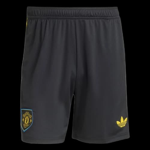 adidas 2025/2026 Third Shorts Manchester United Black
