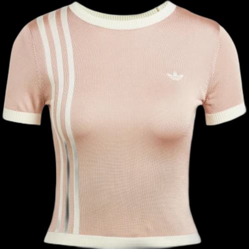 Adidas Originals Knitted 3 Stripes Short Tee