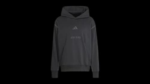 adidas All Szn Fleece Graphic Hoodie Black