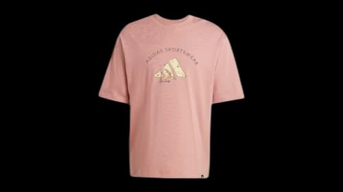 adidas Codes Doodle Scooter Graphic Tee Warm Clay