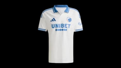 adidas F.. Copenhagen 25/26 Home Jersey White Royal Blue