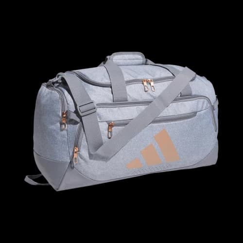 Adidas Defender 5 Small Duffel Bag 'Ash/Rose Gold Metallic'