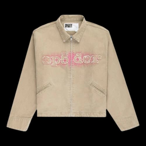 Sp5der Canvas Work Jacket 'Tan'