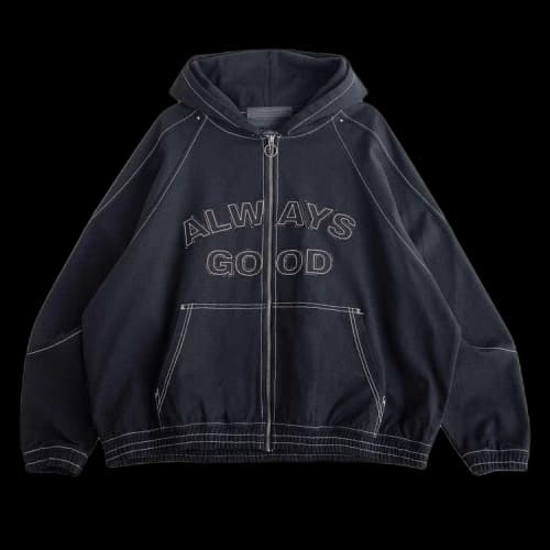 Jungles Always Good Hooded Jacket 'Black'