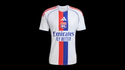 adidas Olympique Lyonnais 25/26 Home Jersey White