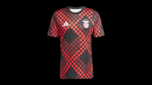adidas Benfica 25/26 Pre-Match Jersey Black