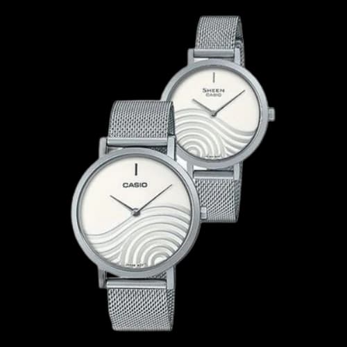 Casio Analog Watch 'Silver White'