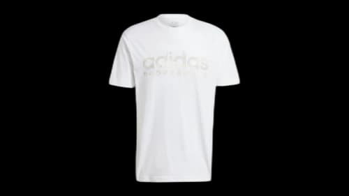 adidas House Of Tiro Linear Graphic T-Shirt White