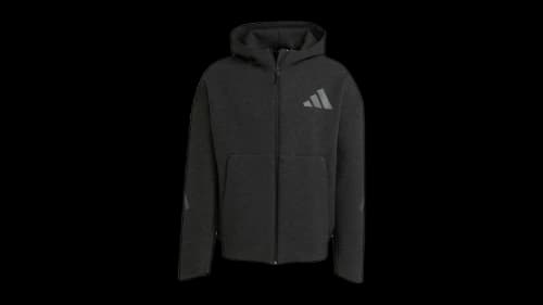 adidas Z.N.E. Premium Full-Zip Hoodie Black Melange