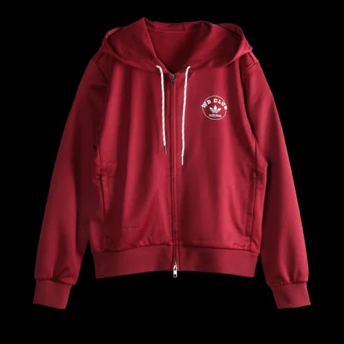 adidas x Wales Bonner Track Hoodie 'Collegiate Burgundy'