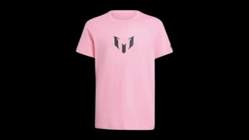 adidas Kids Name & Number Graphic T-Shirt Easy Pink