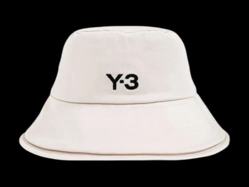 Y-3 3 - Strp B Bucket Hat Talc