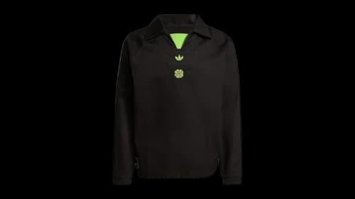 adidas Celtic FC Terrace Icons Drill Sweatshirt Black