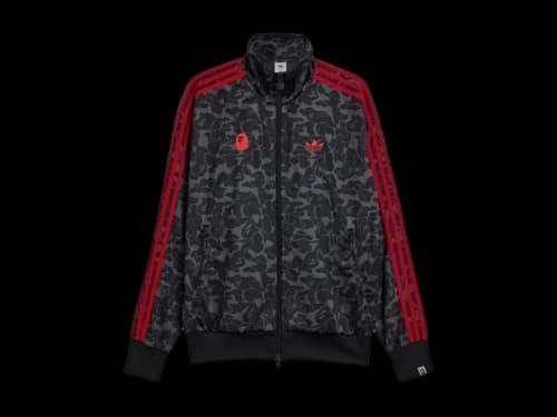 BAPE x adidas All Over Print SSTR Track Top Black