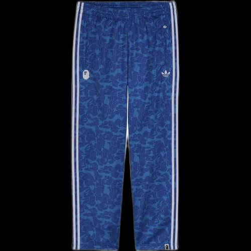 BAPE x adidas All Over Print Track Pants Blue