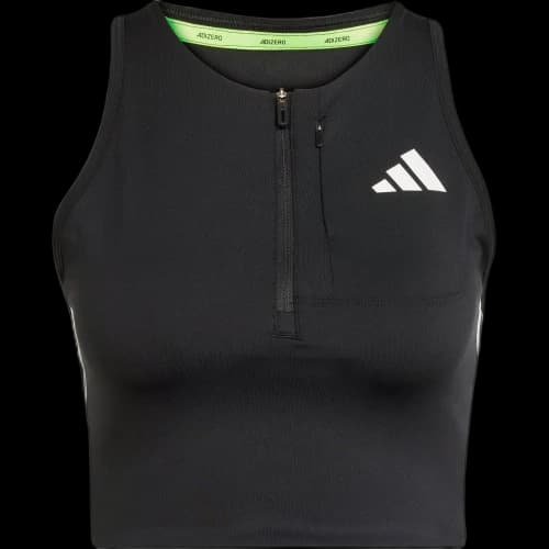 adidas Adizero Running Gel Pocket Crop Top 'Black' (Women's)