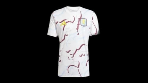 adidas Aston Villa FC 25/26 Pre-Match Jersey White