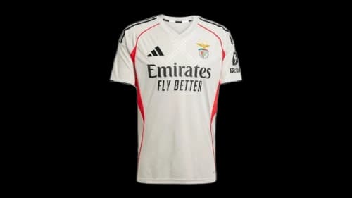 adidas Benfica 25/26 Away Jersey Beige
