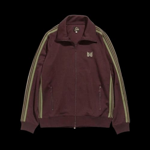 Needles Poly Smooth Track Jacket 'Maroon'
