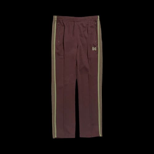 Needles Narrow Track Pant 'Maroon'