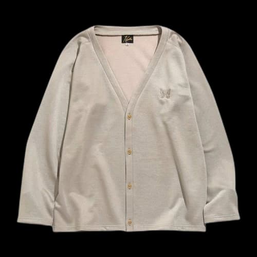Needles V Neck Cardigan 'Beige'
