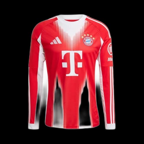 adidas FC Bayern 25/26 Long Sleeve Home Jersey Red