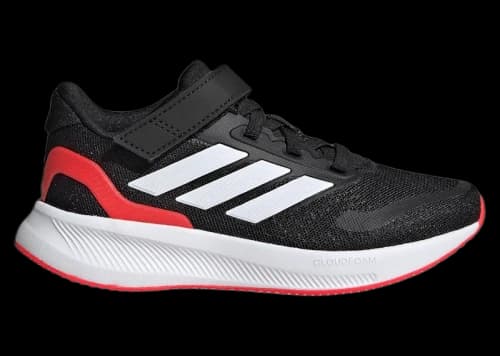 adidas Runfalcon 5 Core Black Cloud White Lucid Red (PS)