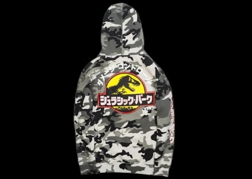 BAIT x Jurassic Park Damage Control Hoodie Camo