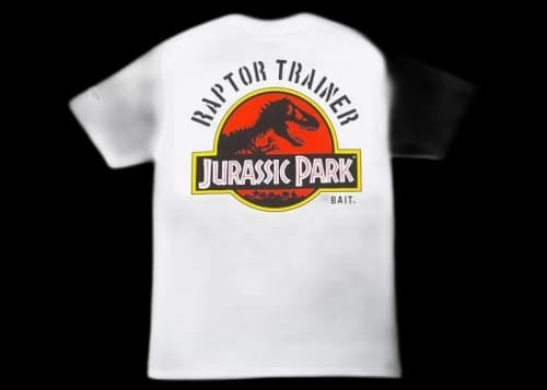 BAIT x Jurassic Park Raptor Trainer Tee White