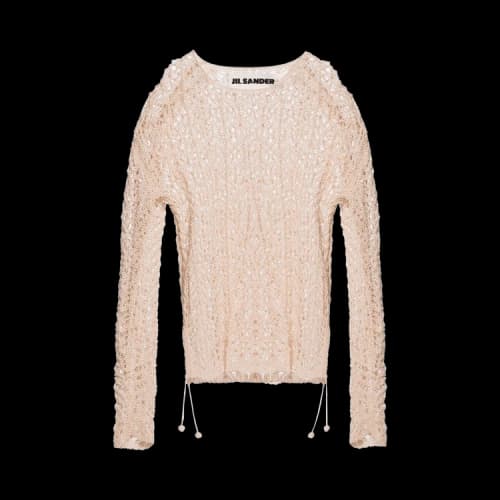 Jil Sander Crochet Sweater 'Black'