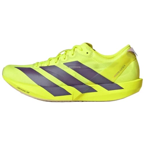 Adidas Adizero Adios 9 Running Shoes Women's Bright Yellow Purple