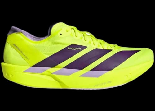 adidas Adizero Takumi Sen 11 Shoes 'Solar Yellow Aurora Plum Powder Plum'