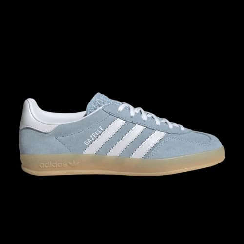 Adidas Originals GAZELLE INDOOR Leather Abrasion Resistant Low top Skateboard Shoes Women's Blue