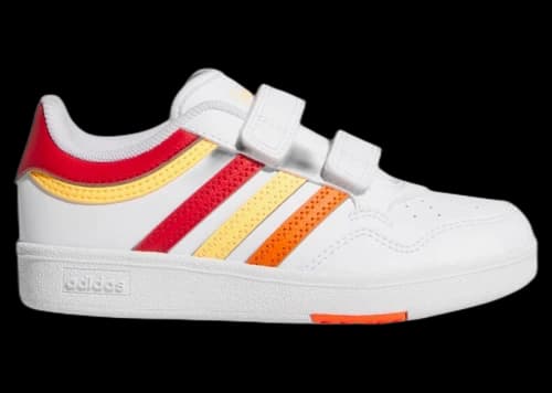 adidas Hoops 4.0 Cloud White Better Scarlet Flash Orange (PS)