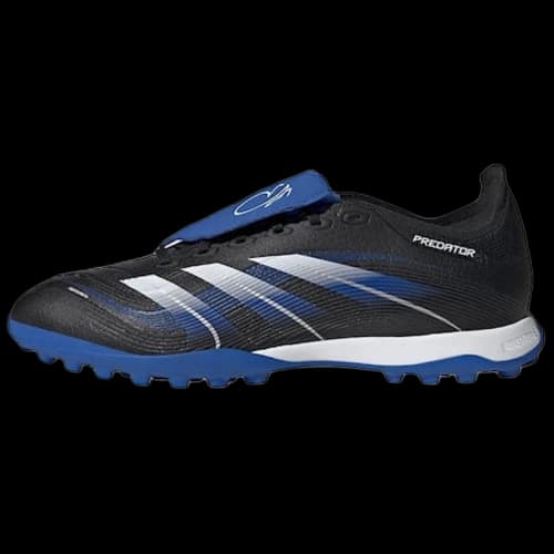 Adidas PREDATOR LEAGUE Comfortable And Lightweight TF Turf Slip Resistant Soccer Shoes Unisex Black Blue