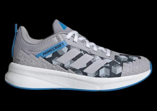 adidas Fortarun 4.0 Minecraft Grey Lucid Ray Blue (GS)