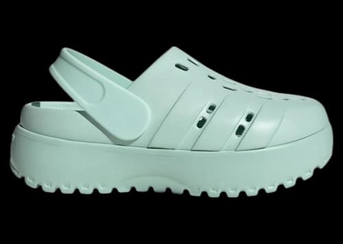 adidas Adilette Platform Clogs Halo Mint (Women's)