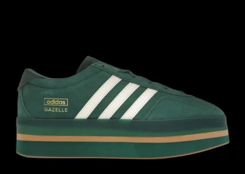 adidas Gazelle Stack Collegiate Green Cream White (Women's)